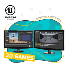 Unreal Engine 4. Игровой движок - КИБЕРшкола программирования для детей, компьютерные курсы для школьников, начинающих и подростков - KIBERone г. Курган