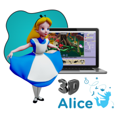 Alice 3d - КИБЕРшкола программирования для детей, компьютерные курсы для школьников, начинающих и подростков - KIBERone г. Курган