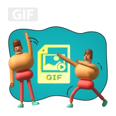 Gif-анимация - КИБЕРшкола программирования для детей, компьютерные курсы для школьников, начинающих и подростков - KIBERone г. Курган