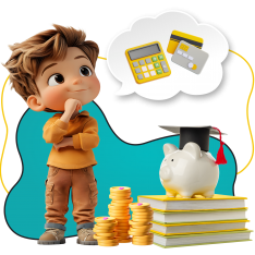 Финансовый интеллект вместе KIBERone - КИБЕРшкола программирования для детей, компьютерные курсы для школьников, начинающих и подростков - KIBERone г. Курган