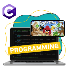 Программирование на C#. Удивительный мир 2D-игр - КИБЕРшкола программирования для детей, компьютерные курсы для школьников, начинающих и подростков - KIBERone г. Курган