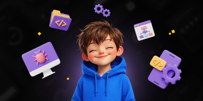 Идеальный сайт с нуля: код, дизайн и AI-помощник - КИБЕРшкола программирования для детей, компьютерные курсы для школьников, начинающих и подростков - KIBERone г. Курган